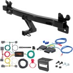 For 2009-2016 Volvo XC70 Trailer Hitch + Wiring 5 Pin Fits All Models Curt 12066 1-1/4 Tow Receiver