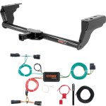 For 2015-2018 Ford Edge Trailer Hitch + Wiring 4 Pin Fits Sport & Titanium Curt 12140 56292 1-1/4 Tow Receiver