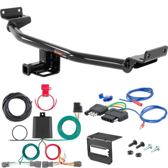 For 2016-2018 Hyundai Tucson Trailer Hitch + Wiring 5 Pin Fits All Models Curt 12241 1-1/4 Tow Receiver