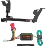 For 2005-2009 Subaru Outback Trailer Hitch + Wiring 4 Pin Fits Sedan Except Sport Curt 12284 55370 1-1/4 Tow Receiver