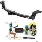 For 2007-2009 Toyota Camry Trailer Hitch + Wiring 4 Pin Except Hybrid & SE Curt 12343 55567 1-1/4 Tow Receiver