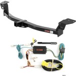 For 2010-2011 Toyota Camry Trailer Hitch + Wiring 4 Pin Except Hybrid & SE Curt 12343 56079 1-1/4 Tow Receiver