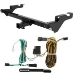 For 1987-1995 Chevy G Series Van Trailer Hitch + Wiring 4 Pin Fits All Models Curt 13016 55338 2 inch Tow Receiver