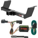 For 1993-1999 Ford Ranger Trailer Hitch + Wiring 4 Pin Fits All Models Curt 13019 55325 2 inch Tow Receiver