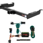 For 2000-2002 Chevy Express 3500 Trailer Hitch + Wiring 4 Pin Except Cutaway Models Curt 13040 55377 2 inch Tow Receiver