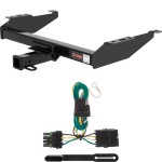For 1988-2000 GMC C/K Pickup Trailer Hitch + Wiring 4 Pin Fits Standard or Step Bumper Curt 13042 55315 2 inch Tow Receiver