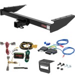 For 1994 Jeep Grand Cherokee Trailer Hitch + Wiring 5 Pin Fits Including Laredo & w/ Skid Shield Curt 13048 2 inch Tow Receiver