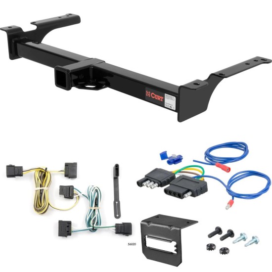 For 2004-2006 Ford E350 Trailer Hitch + Wiring 5 Pin Fits All Except Cutaway Chassis or Shuttle Bus Curt 13053 2 inch Tow Receiver