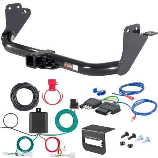 For 2020-2024 Mitsubishi Outlander Sport Trailer Hitch + Wiring 5 Pin Fits All Models Curt 13079 2 inch Tow Receiver