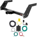 For 1984-1988 Toyota Pickup Trailer Hitch + Wiring 4 Pin Fits All Except T-100 or Tacoma Curt 13086 59236 2 inch Tow Receiver