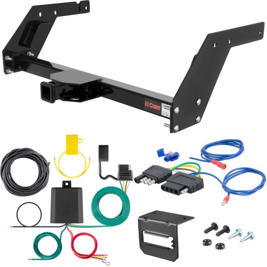 For 1984-1988 Toyota Pickup Trailer Hitch + Wiring 5 Pin Fits All Except T-100 or Tacoma Curt 13086 2 inch Tow Receiver