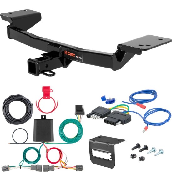 For 2010-2015 Hyundai Tucson Trailer Hitch + Wiring 5 Pin Fits All Models Curt 13120 2 inch Tow Receiver