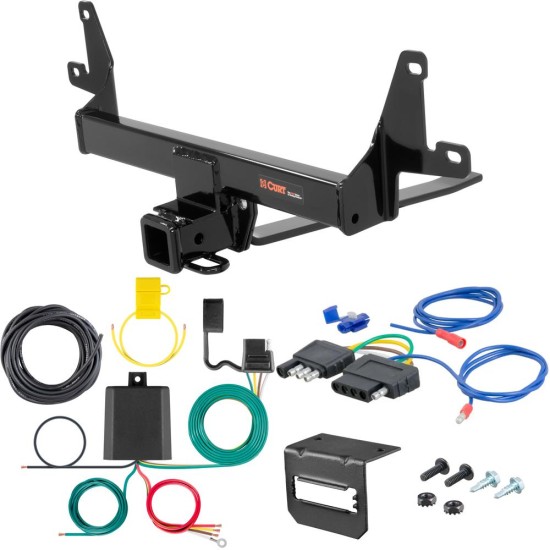 For 2013-2015 BMW X1 Trailer Hitch + Wiring 5 Pin Fits w/ Panoramic Sunroof Only Curt 13140 2 inch Tow Receiver