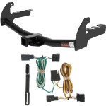 For 1997-2003 Dodge Dakota Trailer Hitch + Wiring 4 Pin Fits All Models Curt 13145 55329 2 inch Tow Receiver