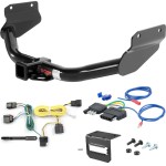 For 2012-2013 Jeep Grand Cherokee Trailer Hitch + Wiring 5 Pin Except SRT SRT8 or Trackhawk Curt 13182 2 inch Tow Receiver