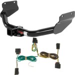 For 2011-2013 Dodge Durango Trailer Hitch + Wiring 4 Pin Except SRT Curt 13182 56133 2 inch Tow Receiver