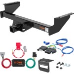 For 2000 Toyota Tundra Trailer Hitch + Wiring 5 Pin Fits w/ Tommy Gate Lift Curt 13184 2 inch Tow Receiver