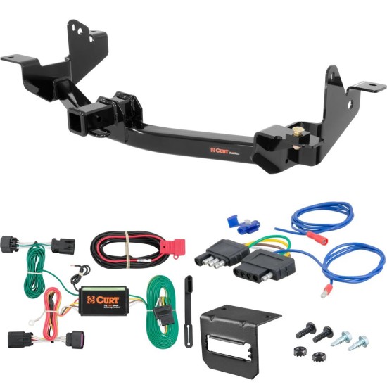 For 2014-2024 Ram ProMaster 2500 Trailer Hitch + Wiring 5 Pin Fits All Models Curt 13207 2 inch Tow Receiver
