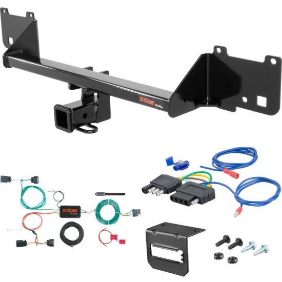 For 2015-2022 Ram ProMaster City Trailer Hitch + Wiring 5 Pin Fits All Models Curt 13215 2 inch Tow Receiver