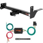 For 1989-1994 Isuzu Amigo Trailer Hitch + Wiring 4 Pin Except 2.3L Curt 13235 56175 2 inch Tow Receiver