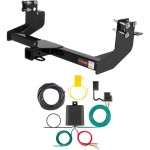 For 2002-2006 Freightliner Sprinter 2500 Trailer Hitch + Wiring 4 Pin Fits 158 In Wheel Base Dual & Single Rear Wheels w/o Factory Tow PKG Curt 13250 59236 2 inch Tow Receiver