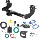 For 2002-2006 Freightliner Sprinter 2500 Trailer Hitch + Wiring 5 Pin Fits 118" Wheel Base Single Rear Wheels w/o Factory Tow Package Curt 13250 2 inch Tow Receiver