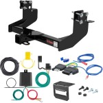 For 2003-2006 Dodge Sprinter 2500 Trailer Hitch + Wiring 5 Pin Fits 140" Wheel Base Dual Rear Wheels w/o Factory Tow Package Curt 13265 2 inch Tow Receiver