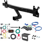 For 2009-2016 Volvo XC70 Trailer Hitch + Wiring 5 Pin Fits All Models Curt 13266 2 inch Tow Receiver