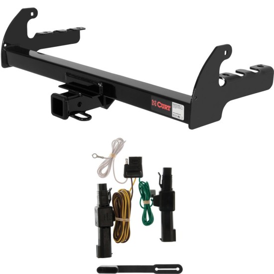 For 1987-1994 Dodge Dakota Trailer Hitch + Wiring 4 Pin Fits All Models Curt 13280 55317 2 inch Tow Receiver