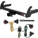 For 2004 Dodge Dakota Trailer Hitch + Wiring 4 Pin Fits All Models Curt 13280 55323 2 inch Tow Receiver