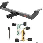 For 2012-2018 Ford Ranger Trailer Hitch + Wiring 4 Pin Fits Models w/o Factory Connector Curt 13287 56014 2 inch Tow Receiver