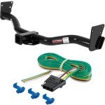 For 2003-2004 Chevy Blazer Trailer Hitch + Wiring 4 Pin Fits All Models Curt 13300 58044 2 inch Tow Receiver