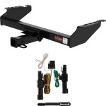 For 1986-1993 Dodge D Series Ram Pickup Trailer Hitch + Wiring 4 Pin Except roll pan bumper Curt 13310 55317 2 inch Tow Receiver