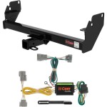 For 2005-2015 Toyota Tacoma Trailer Hitch + Wiring 4 Pin Fits All Models Curt 13323 55513 2 inch Tow Receiver