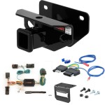 For 2004-2005 Dodge Ram 1500 Trailer Hitch + Wiring 5 Pin Except factory receiver Curt 13333 2 inch Tow Receiver