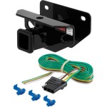 For 2013 Ram 2500 Trailer Hitch + Wiring 4 Pin Except factory receiver Curt 13333 58044 2 inch Tow Receiver