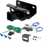 For 2013 Ram 2500 Trailer Hitch + Wiring 5 Pin Except factory receiver Curt 13333 2 inch Tow Receiver