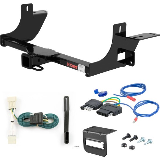 For 2005-2008 Chevy Uplander Trailer Hitch + Wiring 5 Pin Fits w/ 121" Wheelbase Only Curt 13336 2 inch Tow Receiver