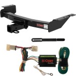 For 1997-2004 Oldsmobile Silhouette Trailer Hitch + Wiring 4 Pin Fits All Models Curt 13344 55355 2 inch Tow Receiver