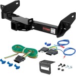 For 2006-2008 Lincoln Mark LT Trailer Hitch + Wiring 5 Pin Fits All Models Curt 13360 2 inch Tow Receiver