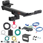 For 2022-2024 Jeep Compass Trailer Hitch + Wiring 5 Pin Fits All Models Curt 13363 2 inch Tow Receiver