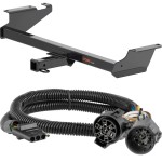 For 2012-2015 Ram C/V Trailer Hitch + Wiring 4 Pin Fits Models w/ Existing USCAR 7-way Curt 13364 55384 2 inch Tow Receiver