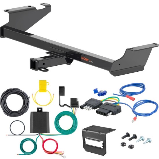 For 2009-2012 VW Routan Trailer Hitch + Wiring 5 Pin Fits All Models Curt 13364 2 inch Tow Receiver