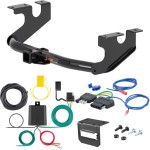 For 2018-2024 Alfa Romeo Stelvio Trailer Hitch + Wiring 5 Pin Except Quadrifoglio Curt 13391 2 inch Tow Receiver