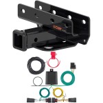 For 2018-2019 Jeep Wrangler JL Trailer Hitch + Wiring 4 Pin Fits All Models Curt 13392 56407 2 inch Tow Receiver