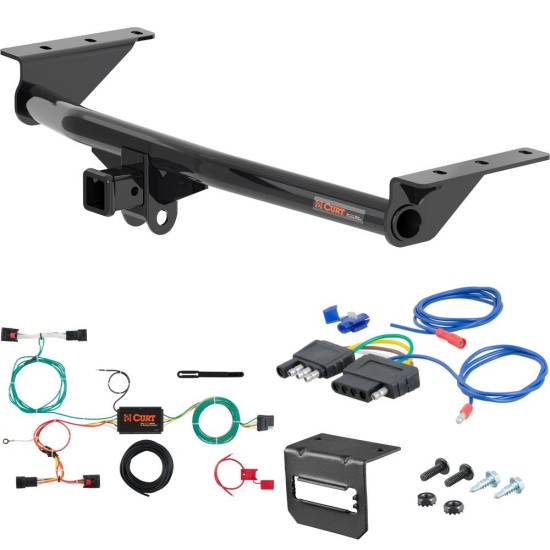 For 2015-2019 Land Rover Discovery Sport Trailer Hitch + Wiring 5 Pin Except 5+2 seating Curt 13396 2 inch Tow Receiver