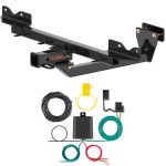 For 2016-2018 Mercedes GLE350 Trailer Hitch + Wiring 4 Pin Fits All Models Curt 13411 59236 2 inch Tow Receiver