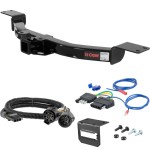 For 2007-2009 Saturn Outlook Trailer Hitch + Wiring 5 Pin Fits Models w/ Existing USCAR 7-way Curt 13424 2 inch Tow Receiver