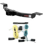 For 2007-2010 Saturn Outlook Trailer Hitch + Wiring 4 Pin Fits All Models Curt 13424 56025 2 inch Tow Receiver