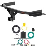 For 2020-2024 Lincoln Aviator Trailer Hitch + Wiring 4 Pin Fits All Models Curt 13438 56453 2 inch Tow Receiver